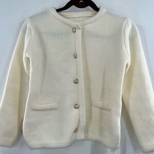 Commense NWT She's Effortless Cardigan in Off White size Small FLAW